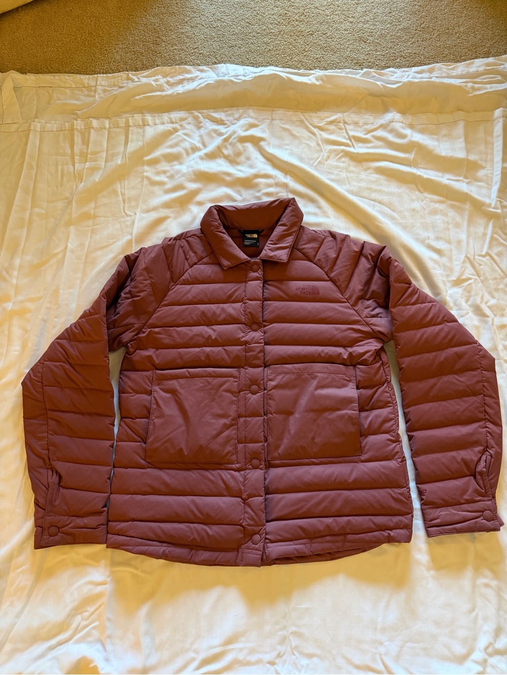 The North Face Women’s Insulated Snap-Front Jacket — Deep Mauve